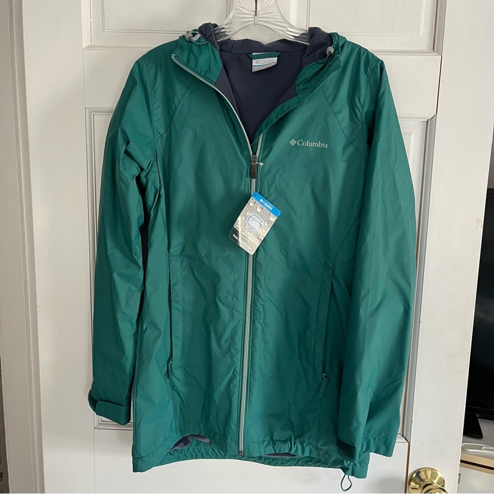 NWT Columbia Switchback Rain Jacket, XS